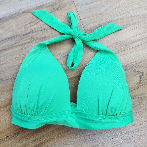 💜Mossimo Green Bikini Top Medium - Picture 1 of 6